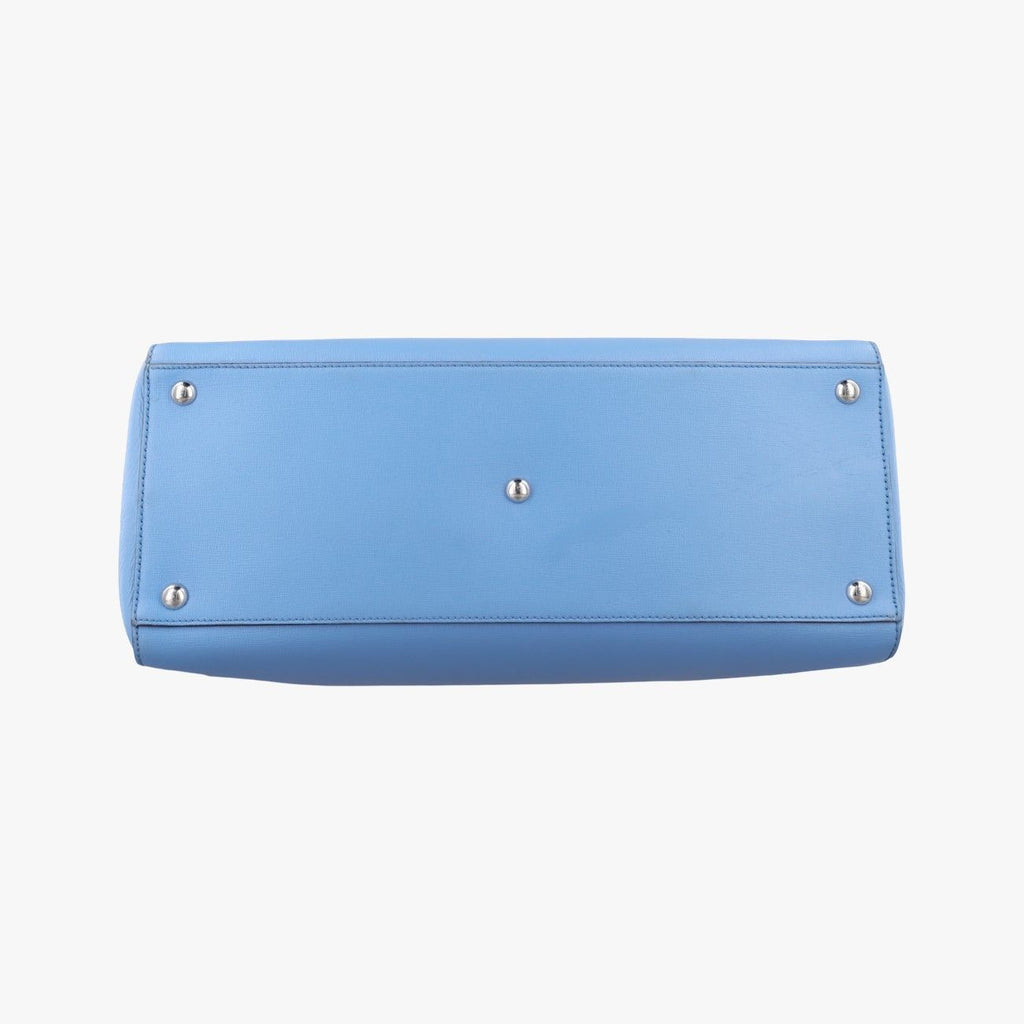 Fendi Toujour Blue Leather Shoulder — view 3
