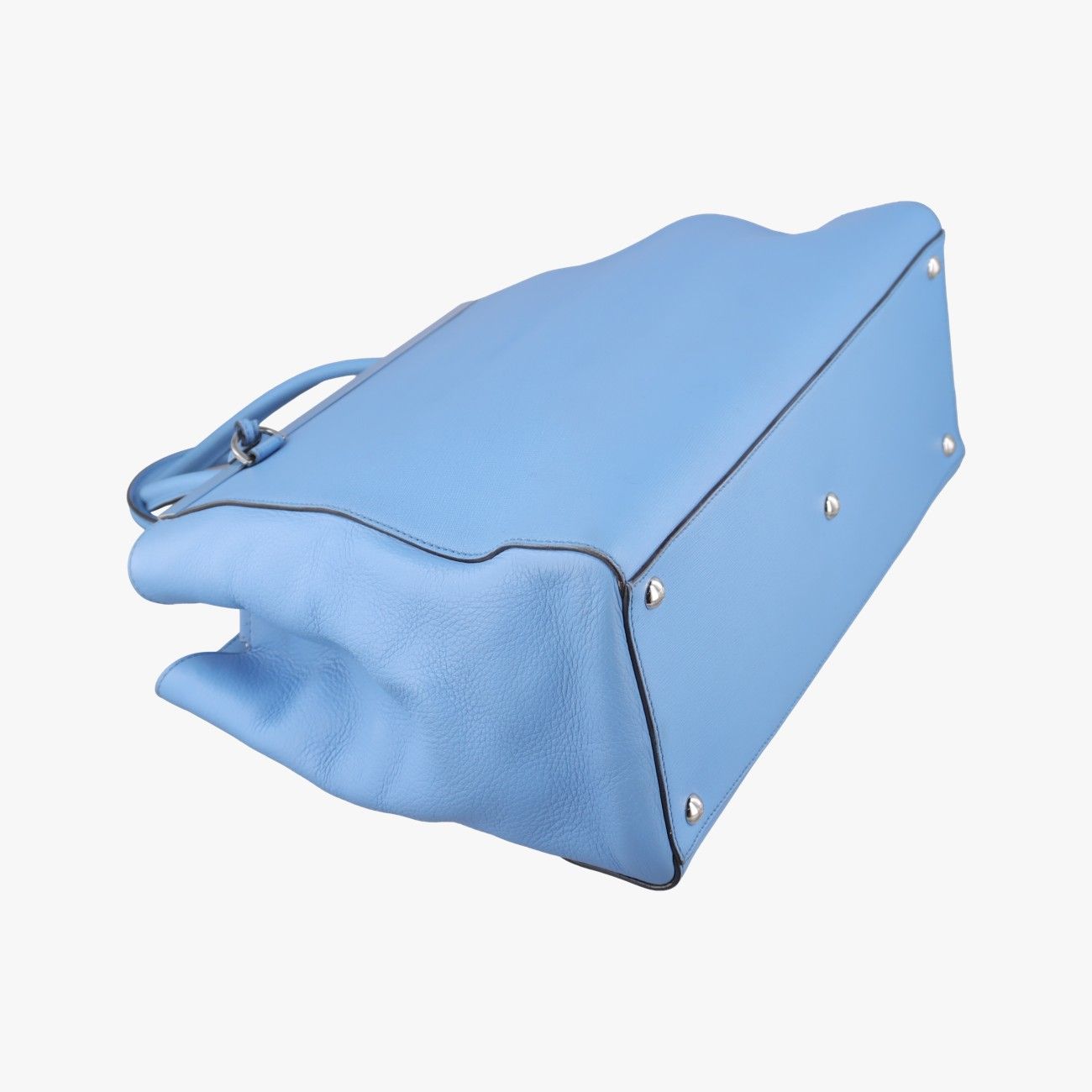 Fendi Toujour Blue Leather Shoulder — view 5