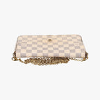 Louis Vuitton Pochette Felicie Azur Damier Canvas Shoulder — view 8