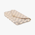 Louis Vuitton Pochette Felicie Azur Damier Canvas Shoulder — view 4