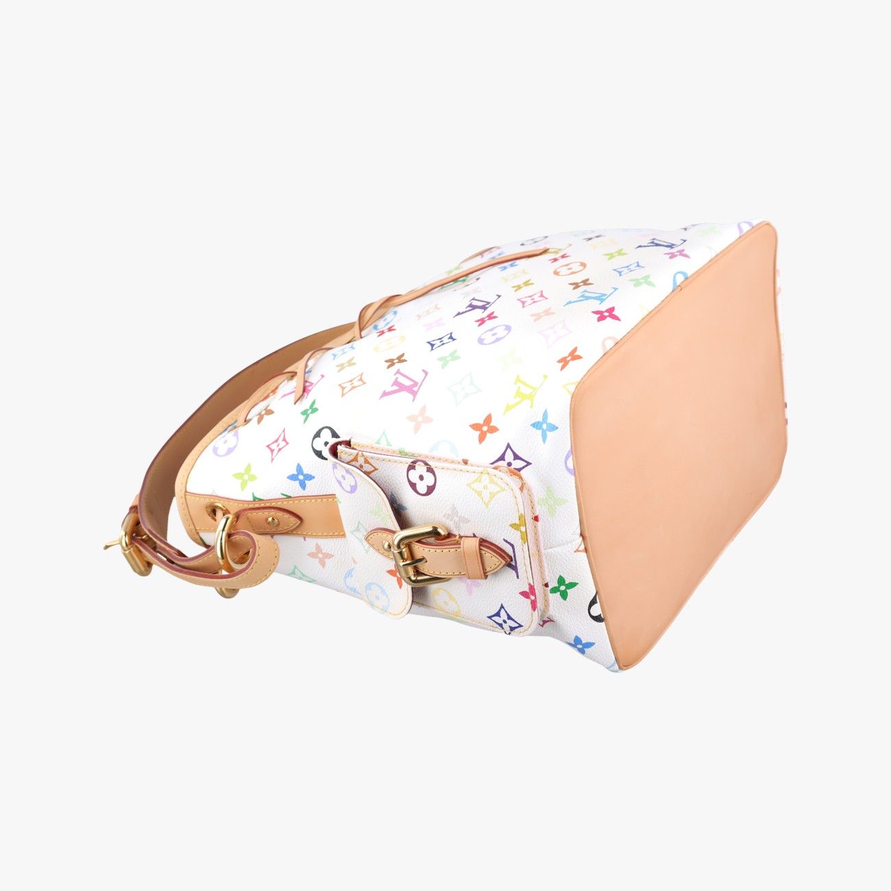 Louis Vuitton Petit Noe Blanc Monogram Multicolor — view 5