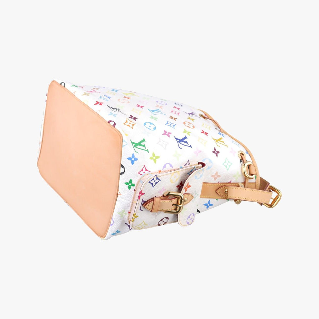 Louis Vuitton Petit Noe Blanc Monogram Multicolor — view 6