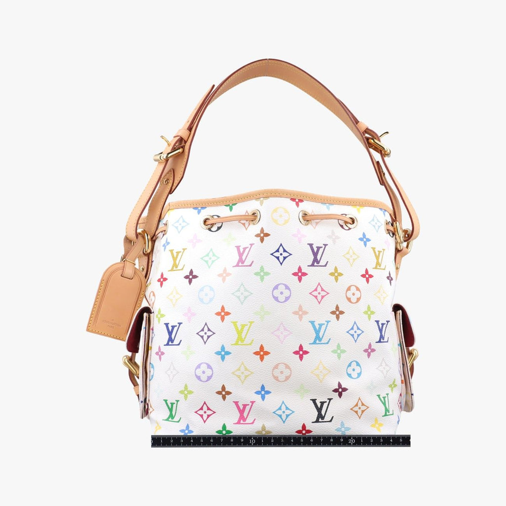 Louis Vuitton Petit Noe Blanc Monogram Multicolor — view 2