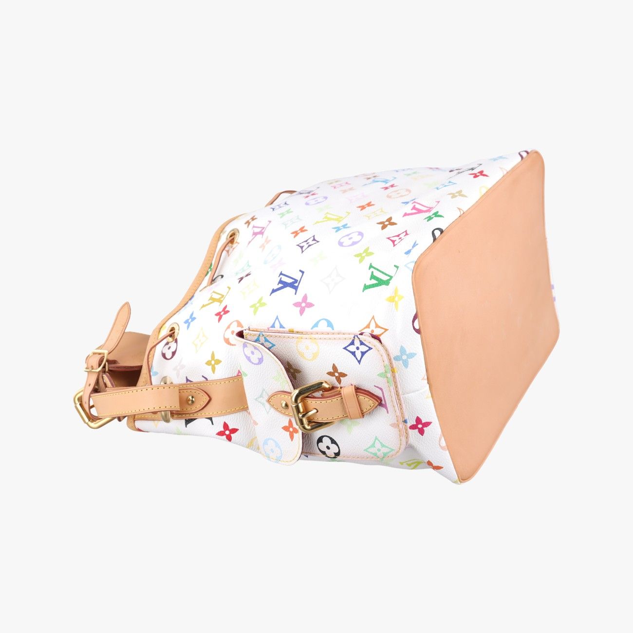 Louis Vuitton Petit Noe Blanc Monogram Multicolor — view 7