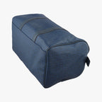 Fendi Zucchino Blue Canvas Handbag — view 4