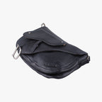 Dior Saddle Bag Black Leather — view 4