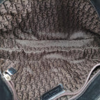 Dior Saddle Bag Black Leather — view 9