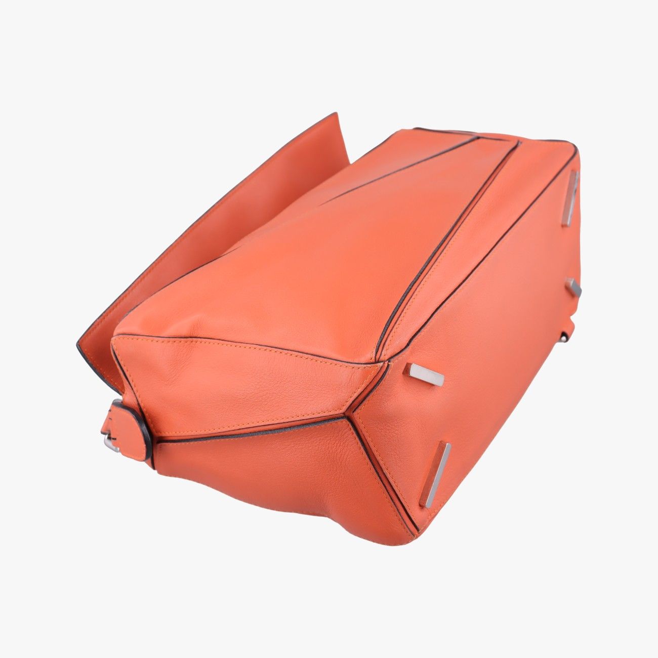 Loewe Puzzle Bag Orange Leather — view 5