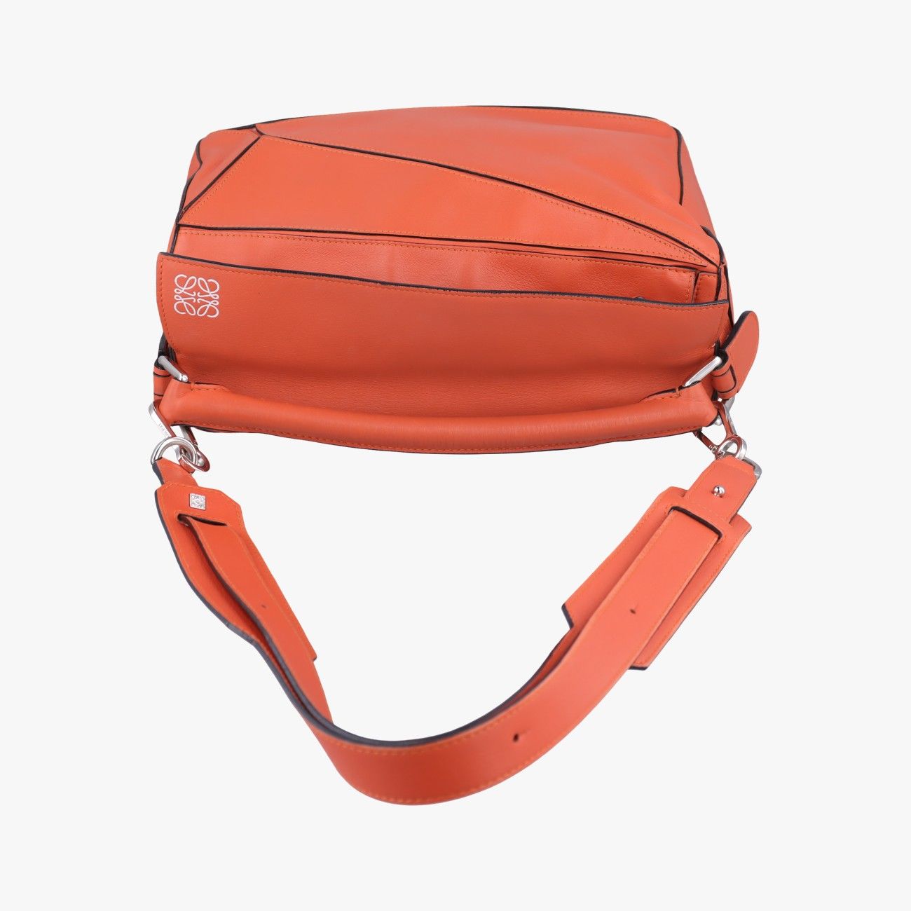 Loewe Puzzle Bag Orange Leather — view 8