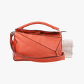 Loewe Puzzle Bag Orange Leather