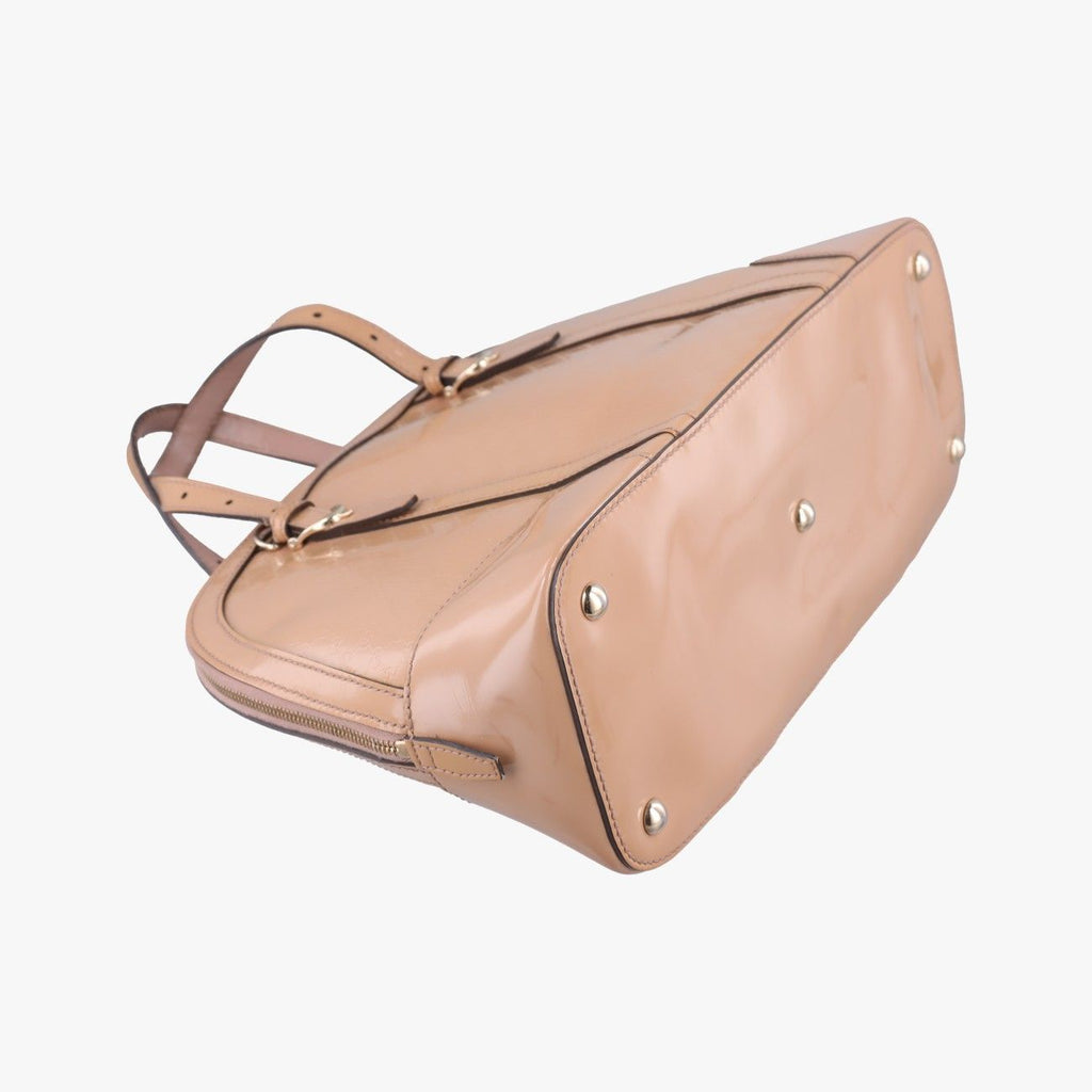 Gucci Micro Guccissima Beige Patent Shoulder — view 7