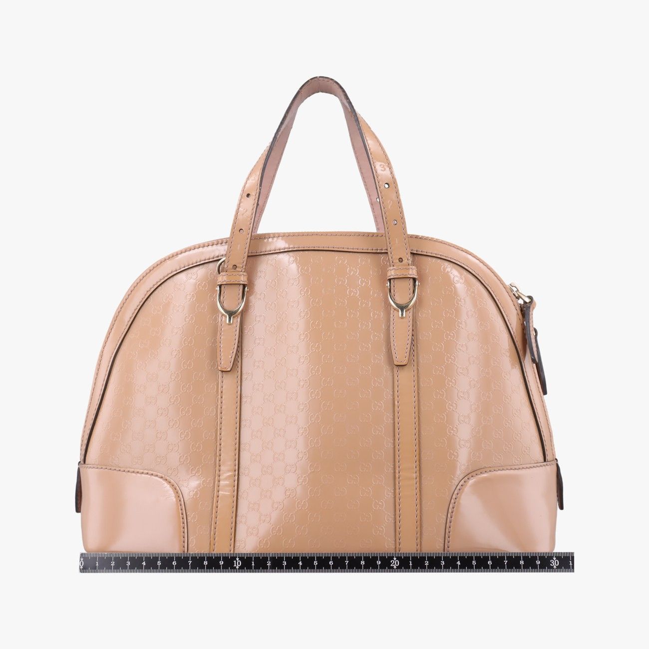 Gucci Micro Guccissima Beige Patent Shoulder — view 2