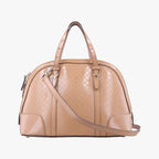 Gucci Micro Guccissima Beige Patent Shoulder