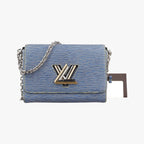 Louis Vuitton Twist Denim Blue Epi Shoulder