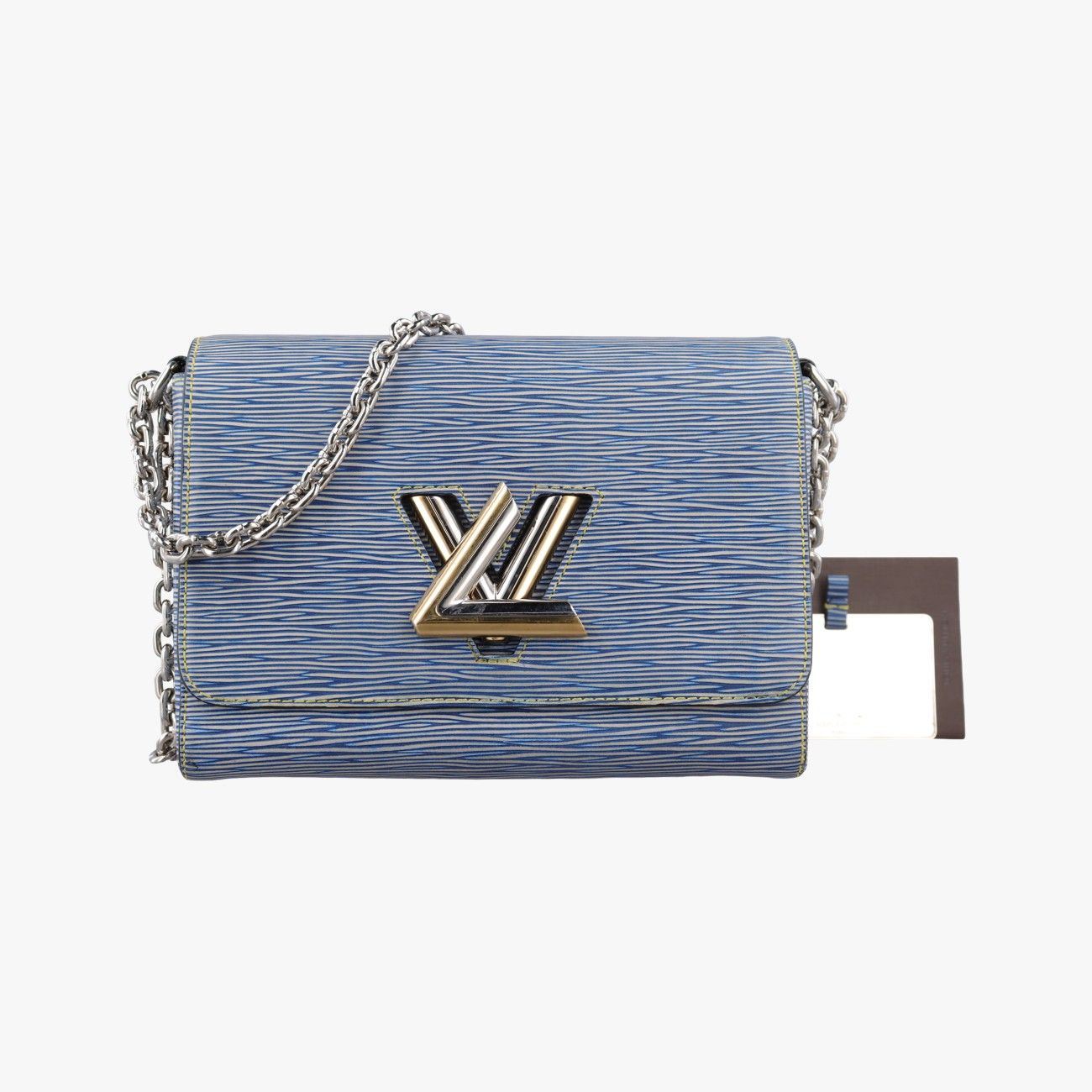 Louis Vuitton Twist Denim Blue Epi Shoulder