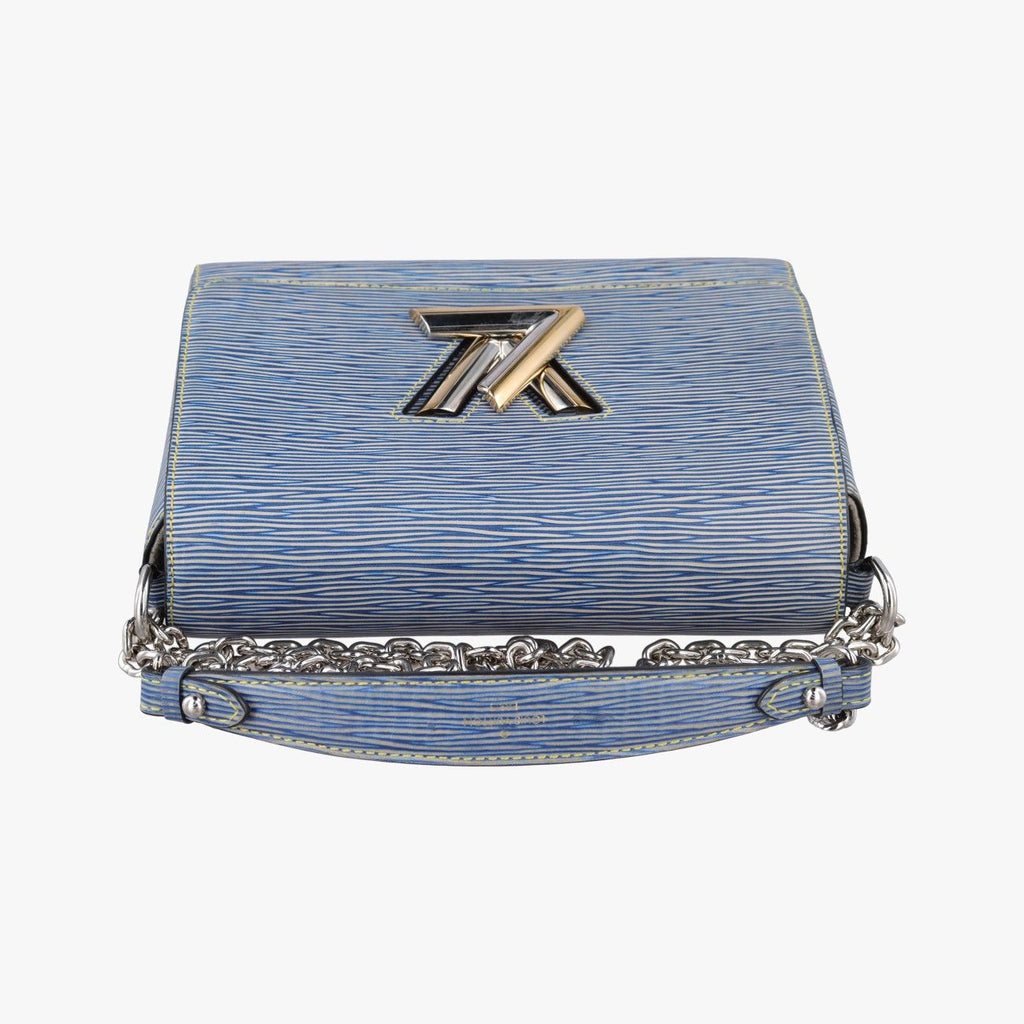 Louis Vuitton Twist Denim Blue Epi Shoulder — view 8