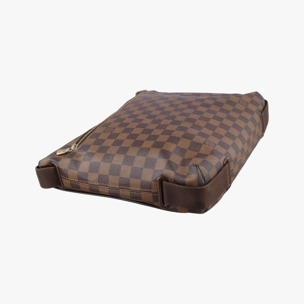 Louis Vuitton Brooklyn MM Ebene Damier Canvas Tote — view 7