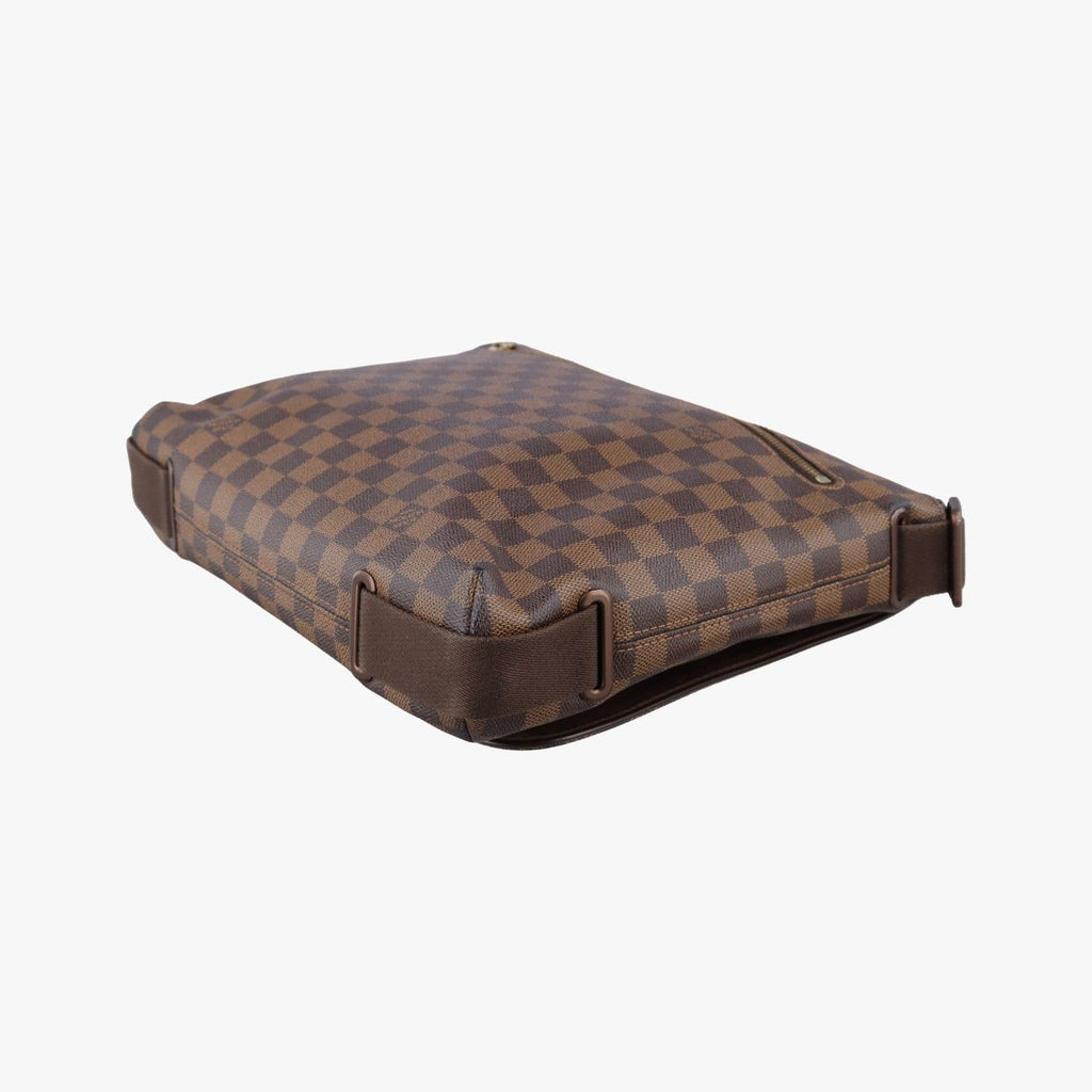 Louis Vuitton Brooklyn MM Ebene Damier Canvas Tote — view 6