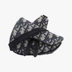 Dior Saddle Navy Gray Jacquard Handbag