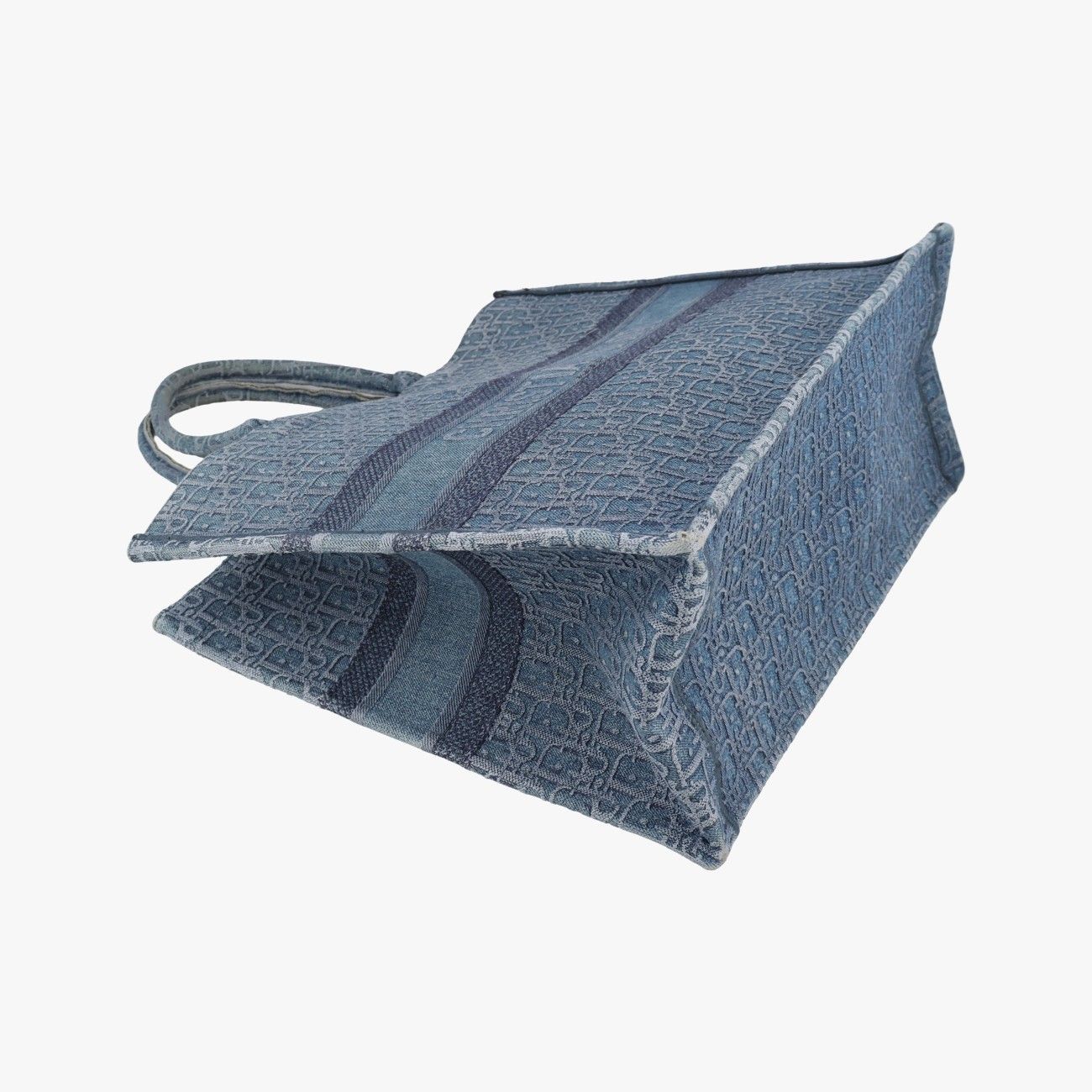 Dior Book Tote Navy Denim — view 5