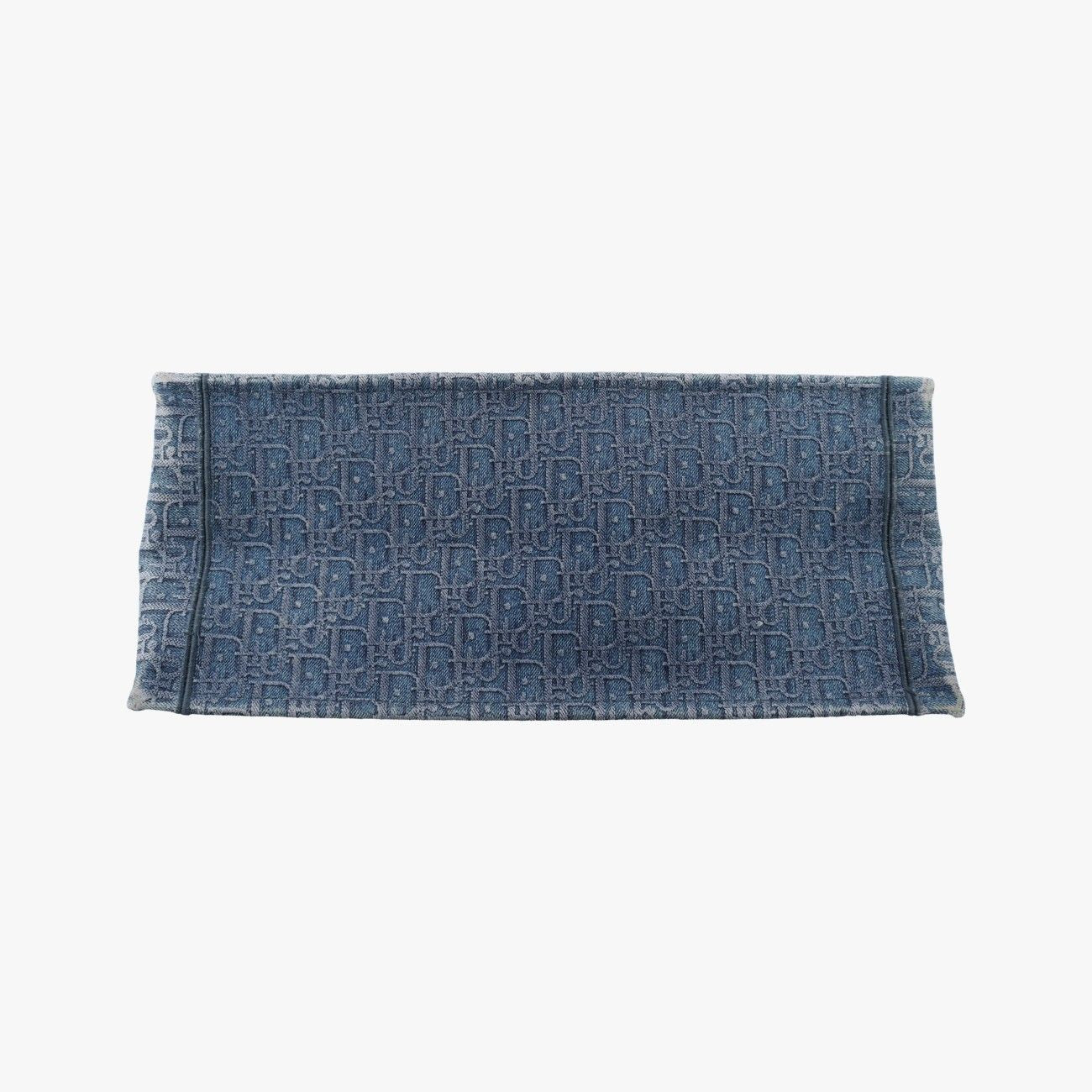 Dior Book Tote Navy Denim — view 3