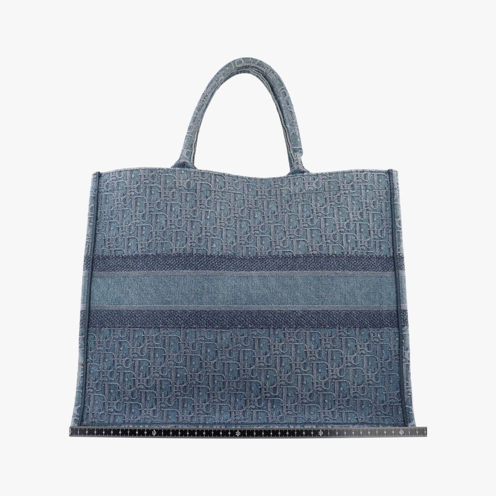 Dior Book Tote Navy Denim — view 2