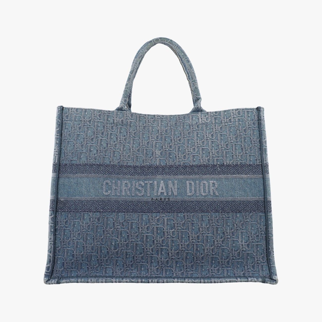 Dior Book Tote Navy Denim