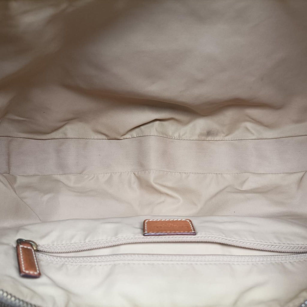 Dior Street Chic Beige Camel Canvas Leather Shoulder — view 9