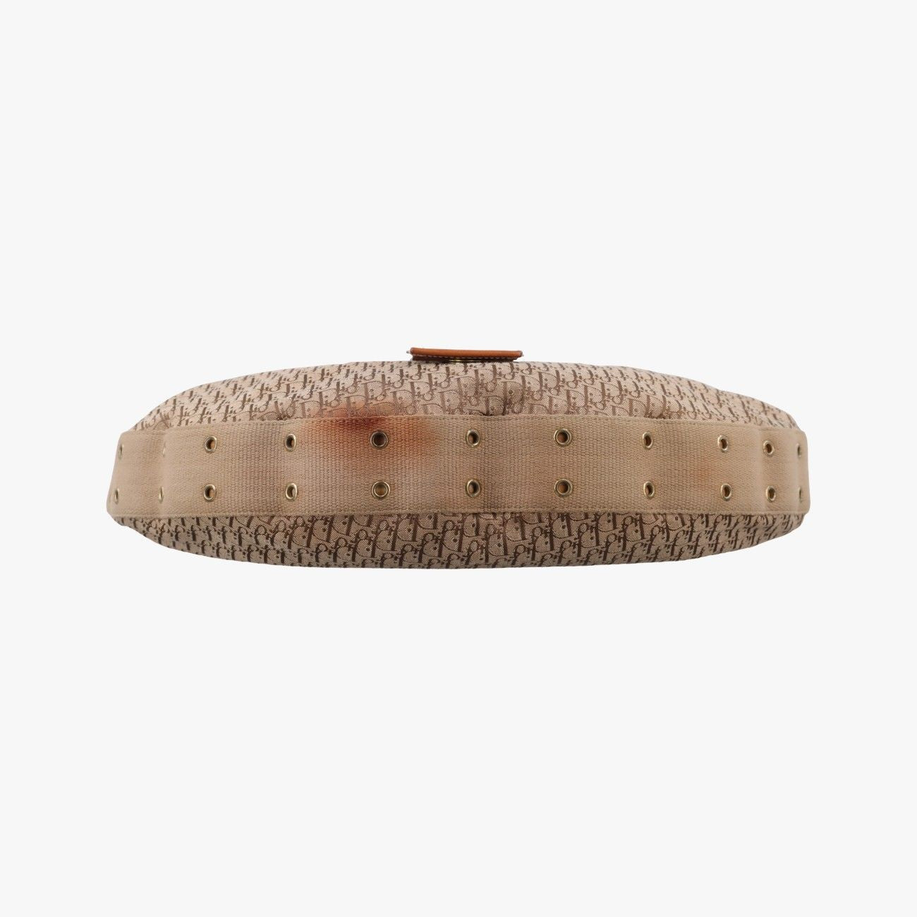 Dior Street Chic Beige Camel Canvas Leather Shoulder — view 3
