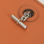 Hermes Vespa TPM Shoulder Bag Epsom Orange Silver Veau — view 7