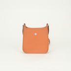 Hermes Vespa TPM Shoulder Bag Epsom Orange Silver Veau — view 3