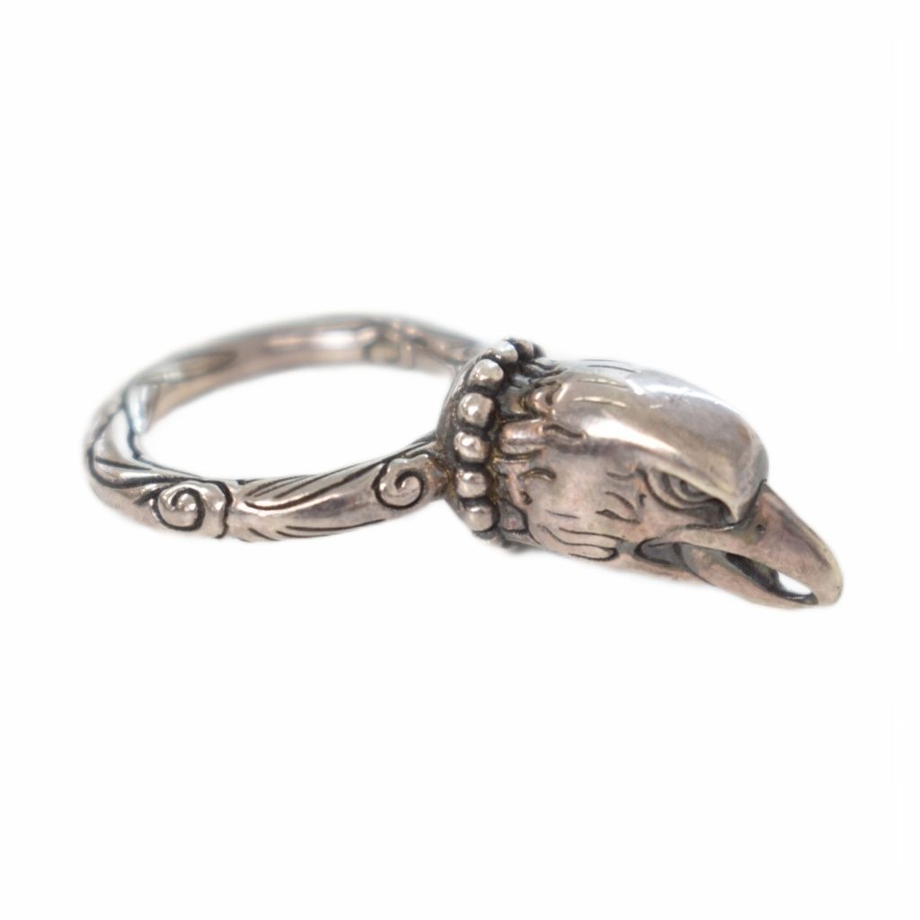 Gucci Anga Forest Eagle Ring 925 Silver — view 2