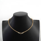 Dior Necklace CD Logo Gold Plated Rhinestone — view 6