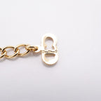 Dior Necklace CD Logo Gold Plated Rhinestone — view 5