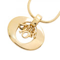 Dior Necklace Logo Gold Plated