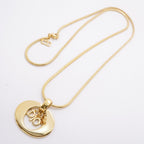 Dior Necklace Logo Gold Plated — view 3