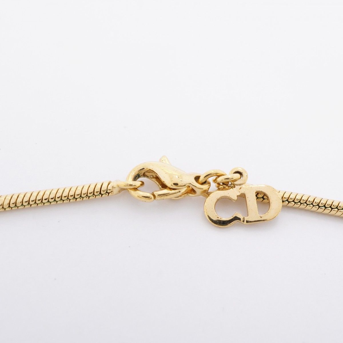 Dior Necklace Logo Gold Plated — view 4