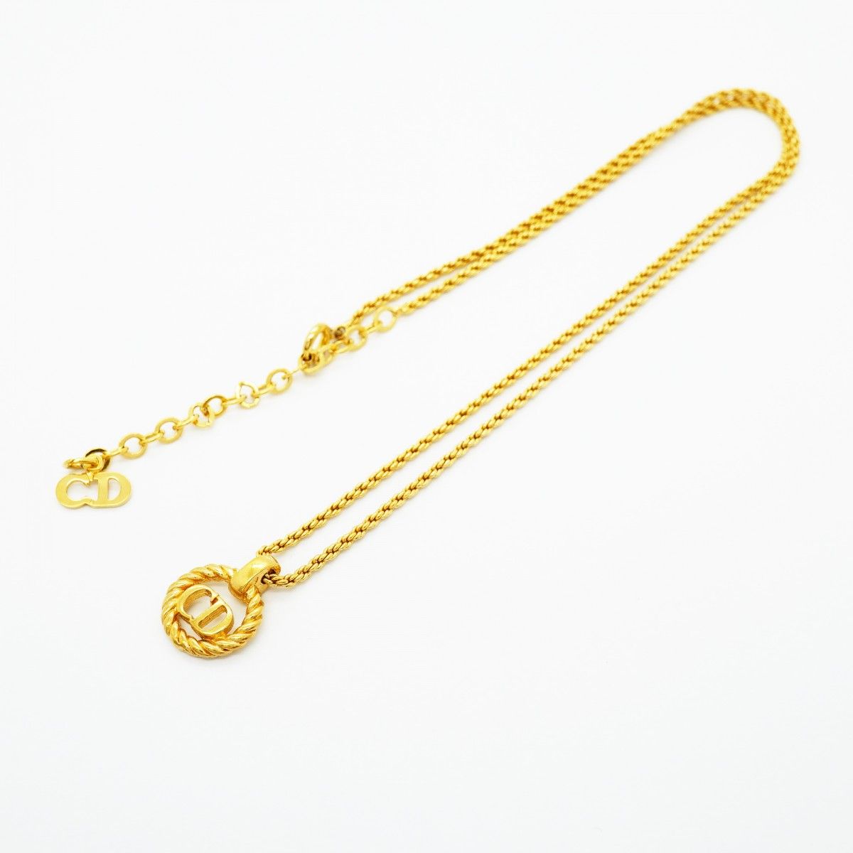 Dior Necklace CD Logo Gold Plated — view 3