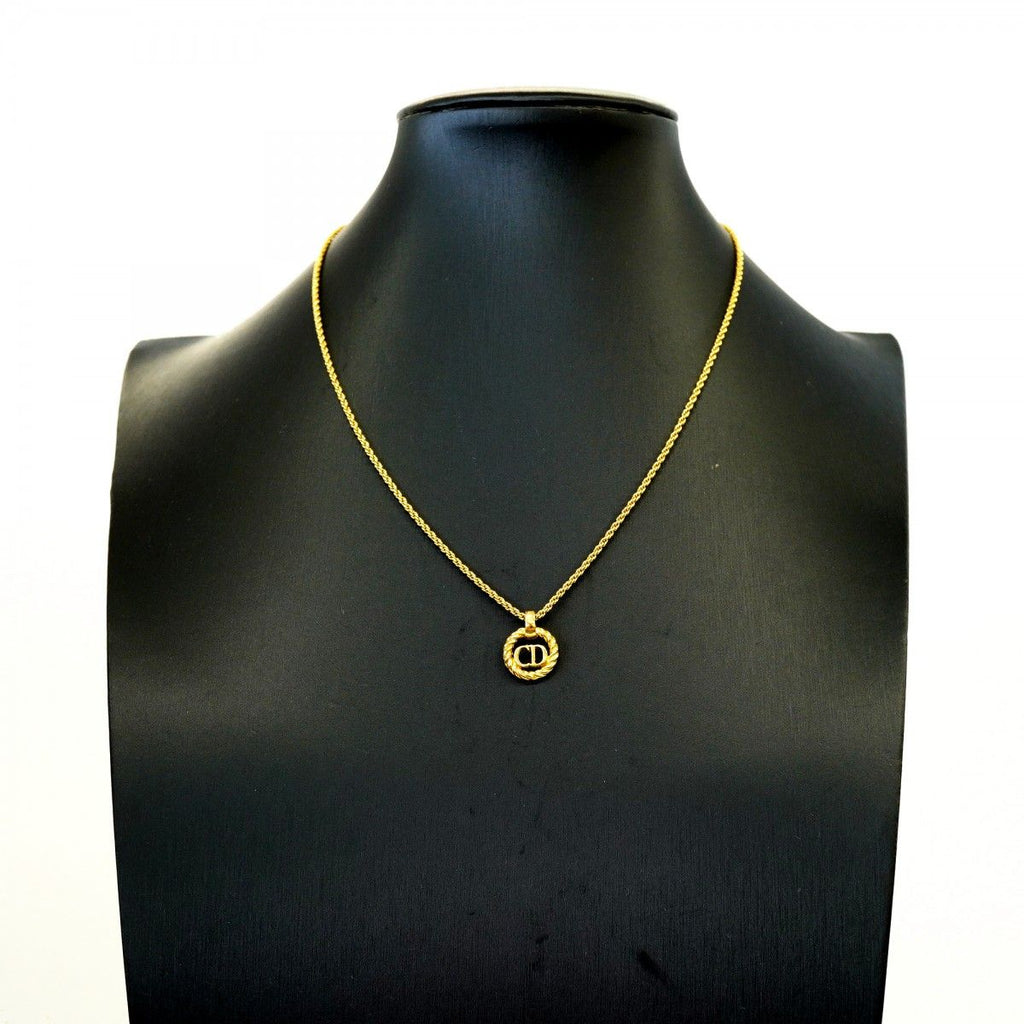 Dior Necklace CD Logo Gold Plated — view 5