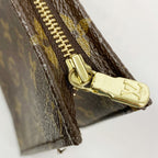 Louis Vuitton Pouch Monogram Pochette Toilet 19 Brown — view 9