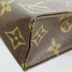 Louis Vuitton Pouch Monogram Pochette Toilet 19 Brown — view 6