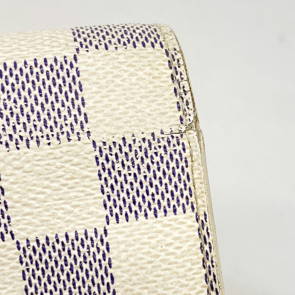 Louis Vuitton Wallet Damier Azur Portefeuille Sarah White — view 7