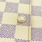 Louis Vuitton Wallet Damier Azur Portefeuille Sarah White — view 9