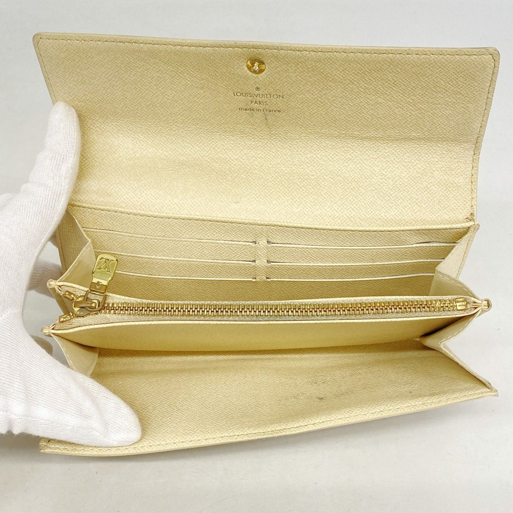 Louis Vuitton Wallet Damier Azur Portefeuille Sarah White — view 3
