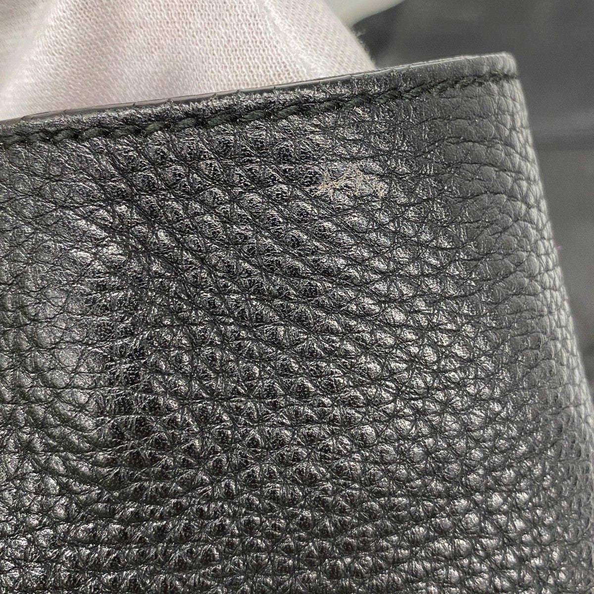 Gucci Tote Soho Leather Black Gold — view 8