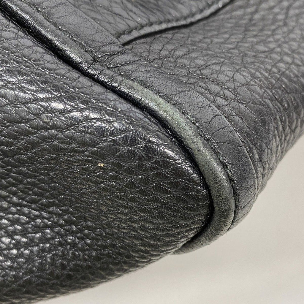 Gucci Tote Soho Leather Black Gold — view 6