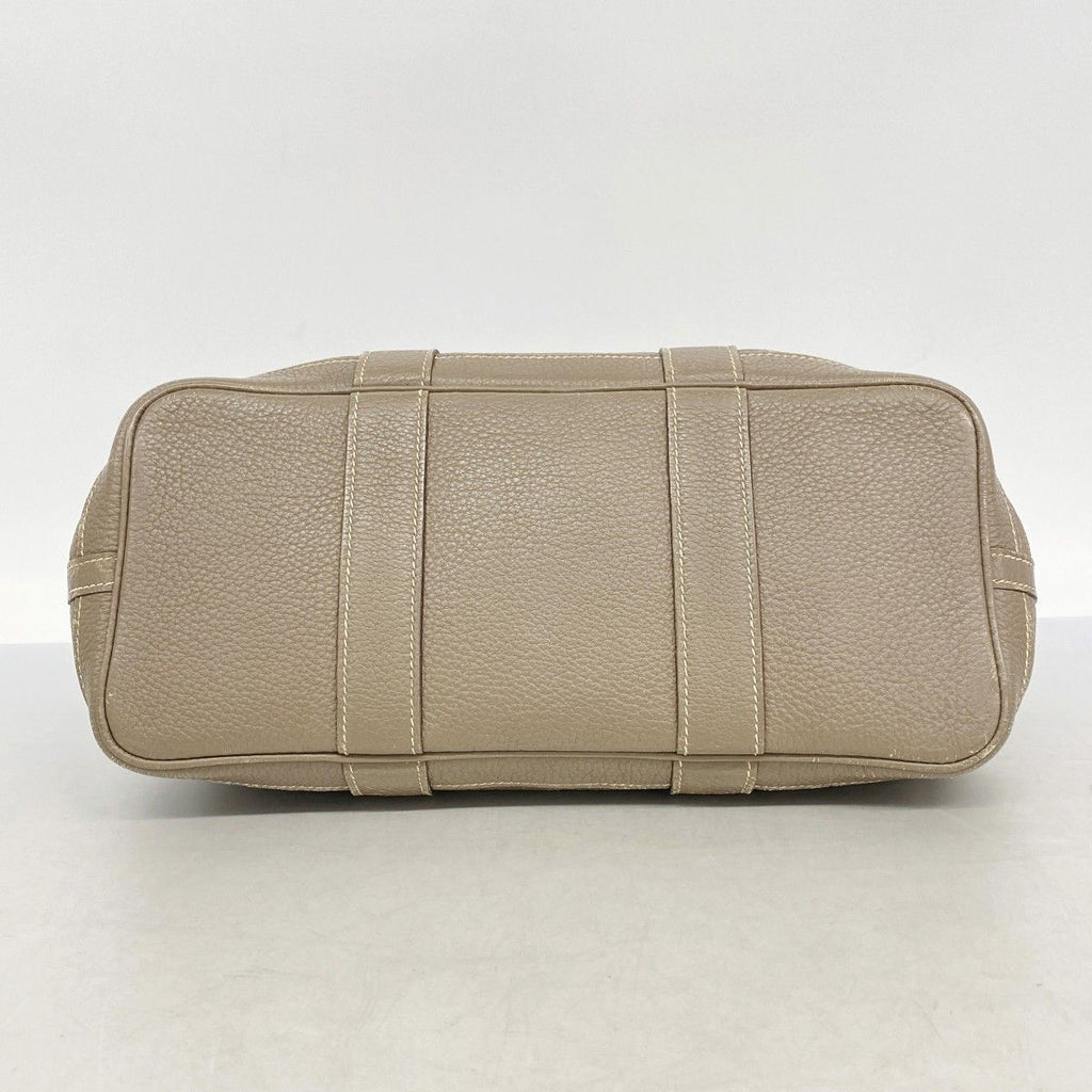 Hermes Tote Garden Party TPM Taurillon Clemence Etoupe Silver — view 3