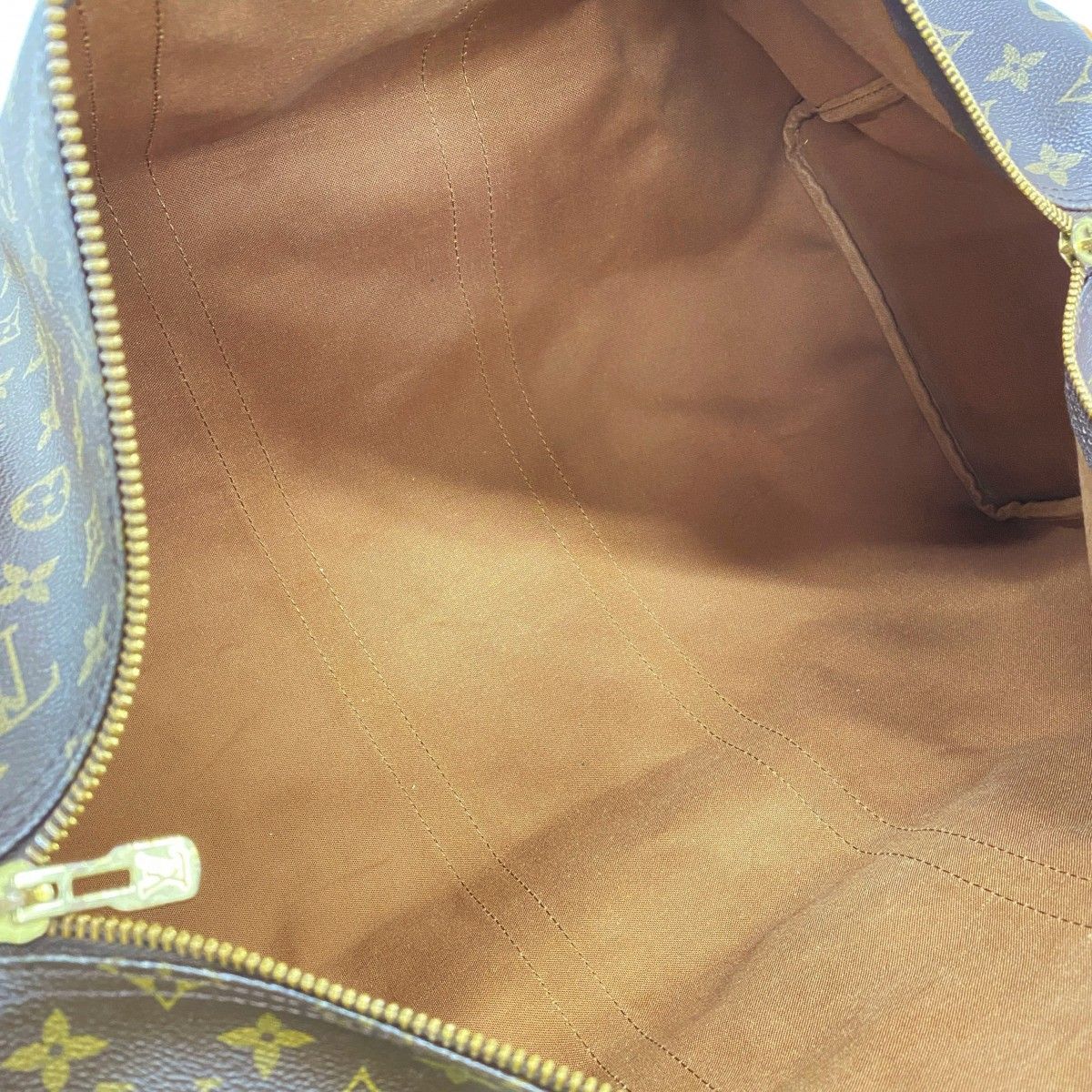 Louis Vuitton Boston Bag Monogram Keepall 55 Brown — view 4