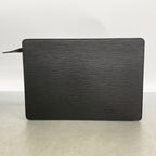 Louis Vuitton Clutch Epi Pochette Homme Noir — view 8