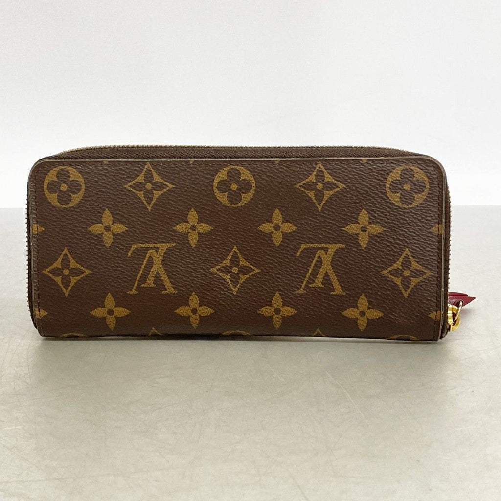 Louis Vuitton Wallet Monogram Portefeuille Clemence Fuchsia — view 9